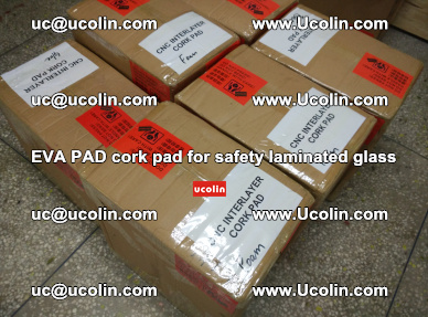 EVA PAD cork pad for safety glazing glass separation (1)