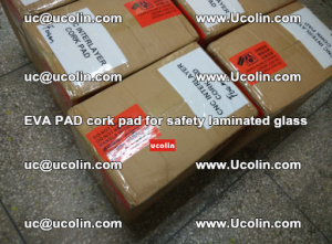EVA PAD cork pad for safety glazing glass separation (46)