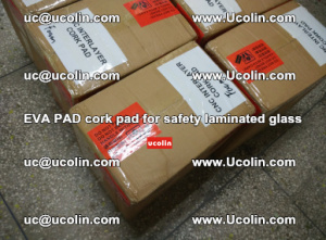 EVA PAD cork pad for safety glazing glass separation (47)