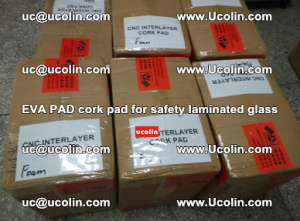 EVA PAD cork pad for safety glazing glass separation (54)