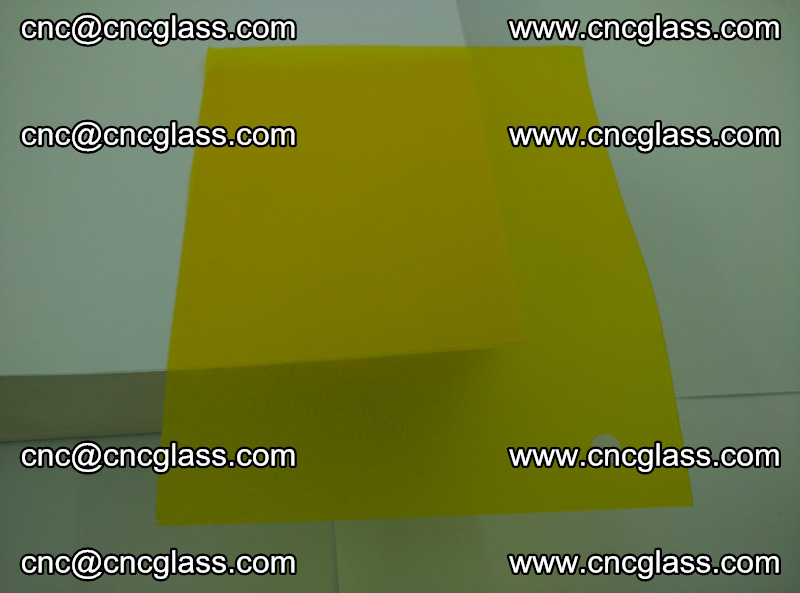 Eva glass laminating interlayer foil film Transparent clear color (lemon yellow membrane) (3)