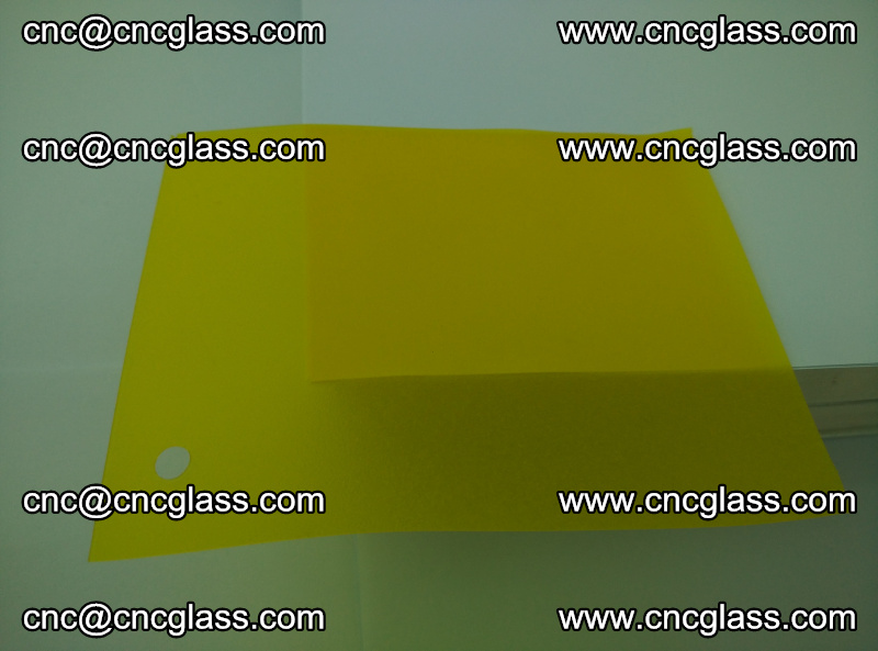 Eva glass laminating interlayer foil film Transparent clear color (lemon yellow membrane) (4)