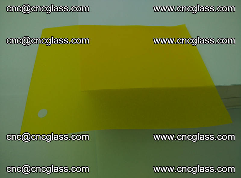 Eva glass laminating interlayer foil film Transparent clear color (lemon yellow membrane) (9)