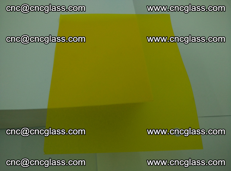Eva glass laminating interlayer foil film Transparent clear color (yellow lemon) (1)