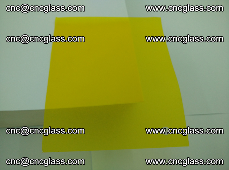 Eva glass laminating interlayer foil film Transparent clear color (yellow lemon) (10)