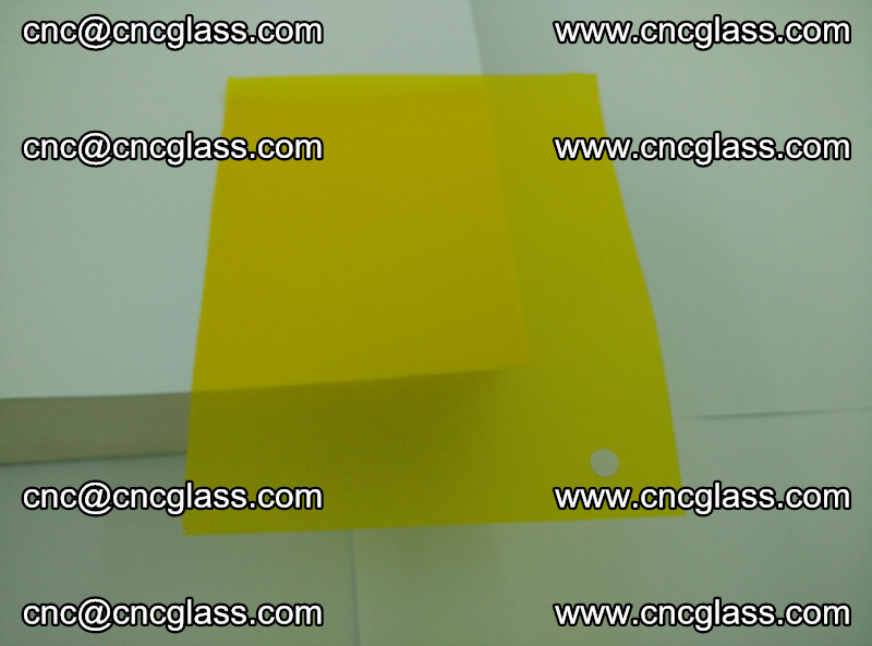 Eva glass laminating interlayer foil film Transparent clear color (yellow lemon) (13)