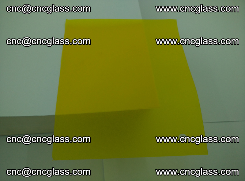 Eva glass laminating interlayer foil film Transparent clear color (yellow lemon) (17)