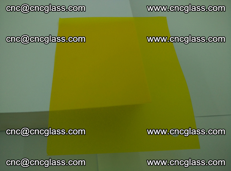 Eva glass laminating interlayer foil film Transparent clear color (yellow lemon) (19)