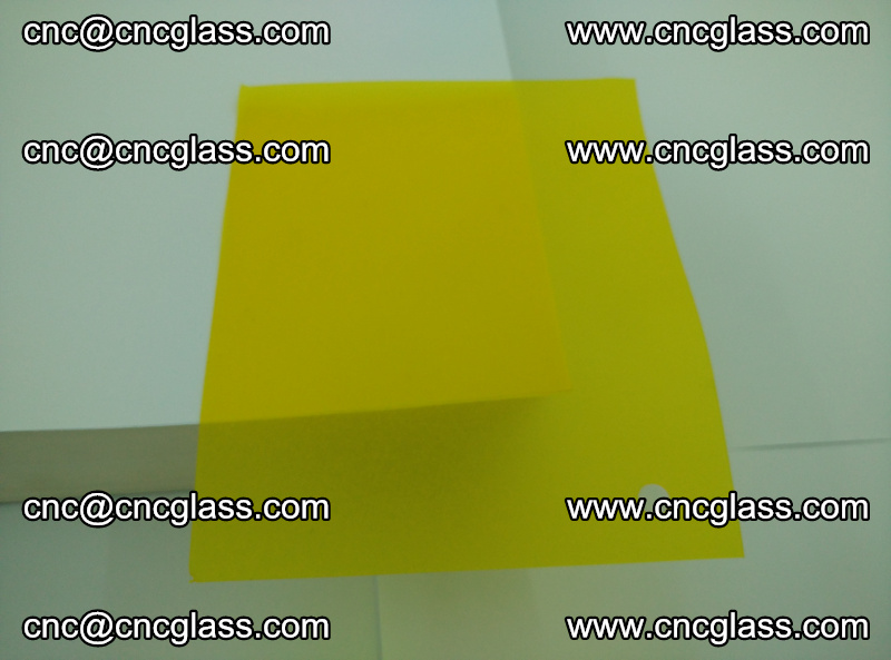 Eva glass laminating interlayer foil film Transparent clear color (yellow lemon) (2)