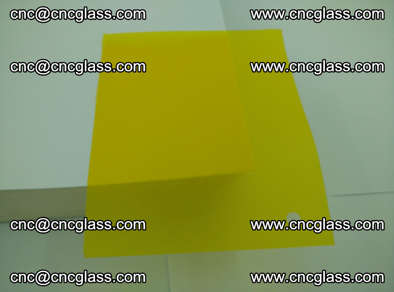 Eva glass laminating interlayer foil film Transparent clear color (yellow lemon) (3)