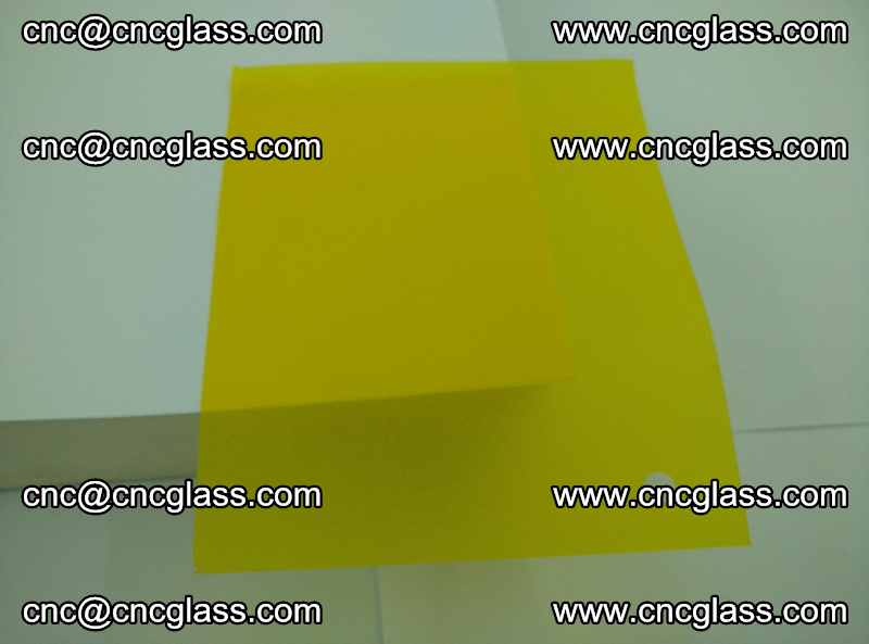 Eva glass laminating interlayer foil film Transparent clear color (yellow lemon) (4)
